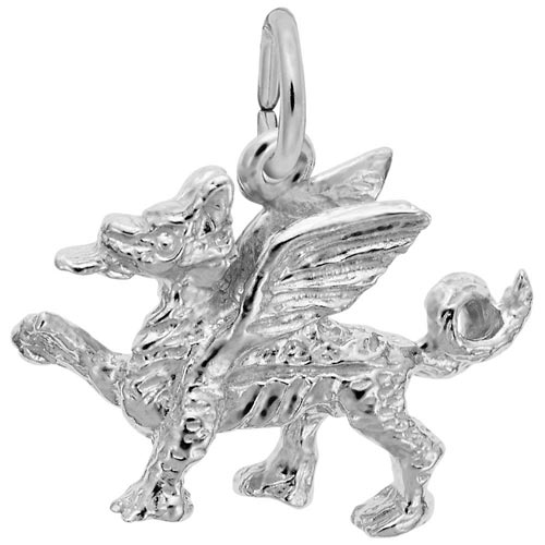 Sterling Silver Griffin Charm by Rembrandt Charms Sterling Silver Griffin Charm by Rembrandt Charms