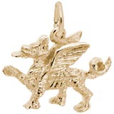 Gold Plate Griffin Charm by Rembrandt Charms