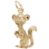 Gold Plate Gopher Charm by Rembrandt Charms