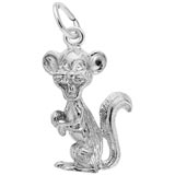 14K White Gold Gopher Charm by Rembrandt Charms