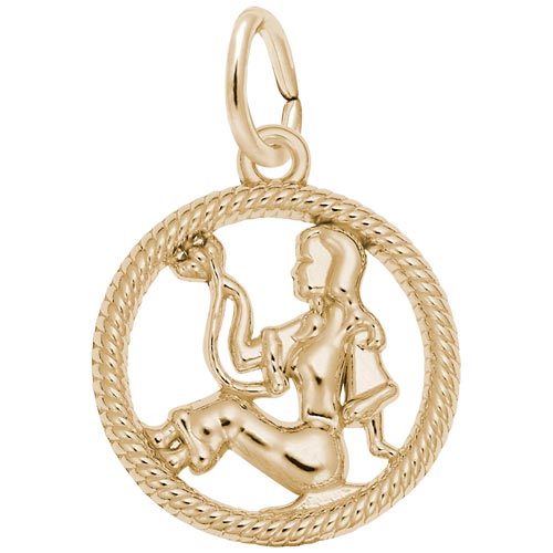 14k Gold Virgo Zodiac Charm by Rembrandt Charms 14k Gold Virgo Zodiac Charm by Rembrandt Charms