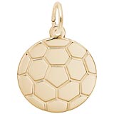 14k Gold Soccer Ball Charm by Rembrandt Charms
