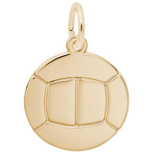 10K Gold Volleyball Charm by Rembrandt Charms