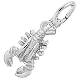 Sterling Silver Lobster Accent Charm by Rembrandt Charms