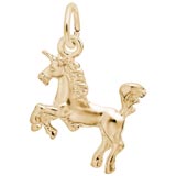 10K Gold Unicorn Charm by Rembrandt Charms