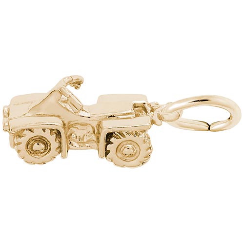 14k Gold All Terrain Vehicle Charm by Rembrandt Charms