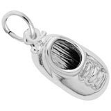 Sterling Silver Baby Shoe Charm by Rembrandt Charms