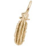 Gold Plate Pickle Charm by Rembrandt Charms