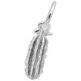 14K White Gold Pickle Charm by Rembrandt Charms