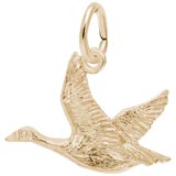 Rembrandt Canada Goose Charm, 10K Yellow Gold