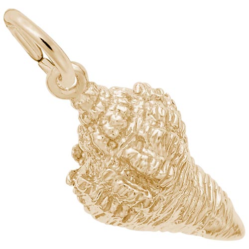 14K Gold Horse Conch Shell Charm by Rembrandt Charms 14K Gold Horse Conch Shell Charm by Rembrandt Charms