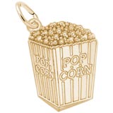 10K Gold Popcorn Charm by Rembrandt Charms