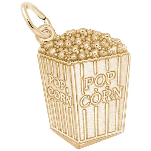 14K Gold Popcorn Charm by Rembrandt Charms