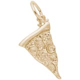10K Gold Pizza Slice Charm by Rembrandt Charms