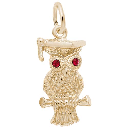 14k Gold Graduation Owl Charm by Rembrandt Charms 14k Gold Graduation Owl Charm by Rembrandt Charms