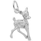 Sterling Silver Fawn Charm by Rembrandt Charms
