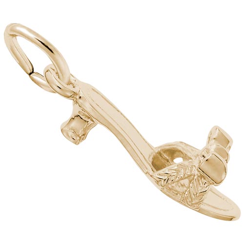 14k Gold High Heel Shoe Charm by Rembrandt Charms