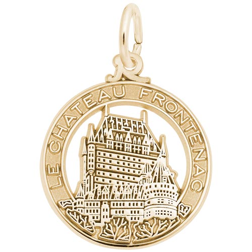 10K Gold Chateau Frontenac Charm by Rembrandt Charms