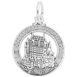 Sterling Silver Chateau Frontenac Charm by Rembrandt Charms