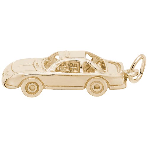 14K Gold Race Car Charm by Rembrandt Charms 14K Gold Race Car Charm by Rembrandt Charms