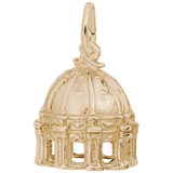Gold Plated St Peter's Basilica Charm by Rembrandt Charms