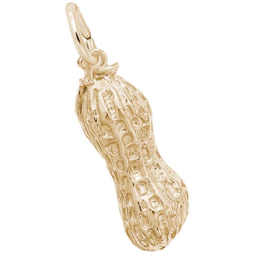 14K Gold Peanut Charm by Rembrandt Charms