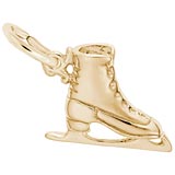 10K Gold Ice Skate Charm by Rembrandt Charms