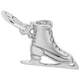 Sterling Silver Ice Skate Charm by Rembrandt Charms