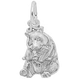 Sterling Silver Panda Bear Charm by Rembrandt Charms