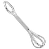 14K White Gold Cooking Whisk Charm by Rembrandt Charms