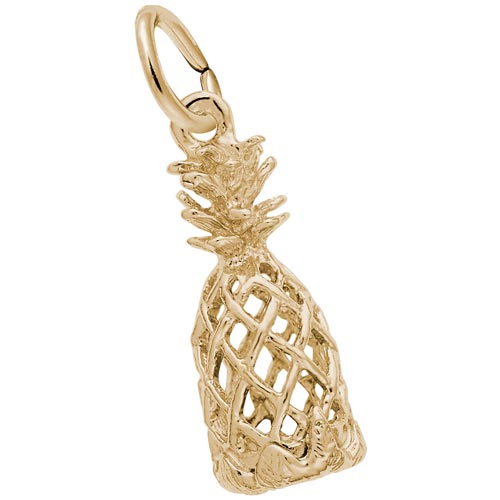 14k Gold Pineapple Charm by Rembrandt Charms