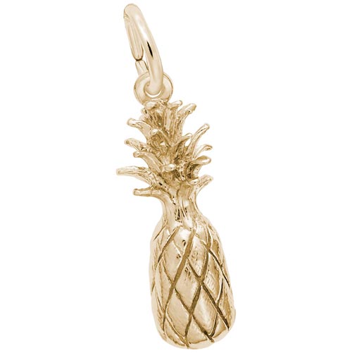 14K Gold Pineapple Charm by Rembrandt Charms