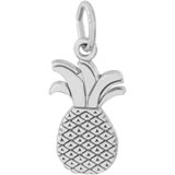14k White Gold Pineapple Charm by Rembrandt Charms