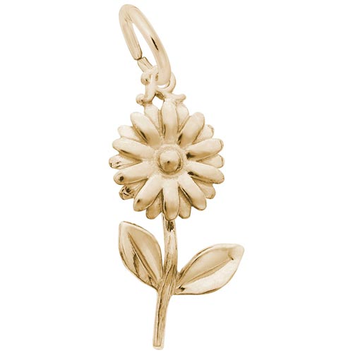 14k Gold Daisy Flower Charm by Rembrandt Charms