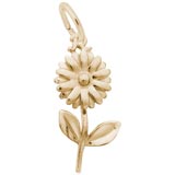 10K Gold Daisy Flower Charm by Rembrandt Charms