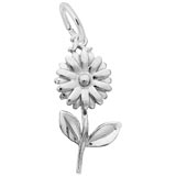Sterling Silver Daisy Flower Charm by Rembrandt Charms