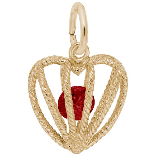 10K Gold Embrace Love Charm 01 January by Rembrandt Charms 10K Gold Embrace Love Charm 01 January by Rembrandt Charms