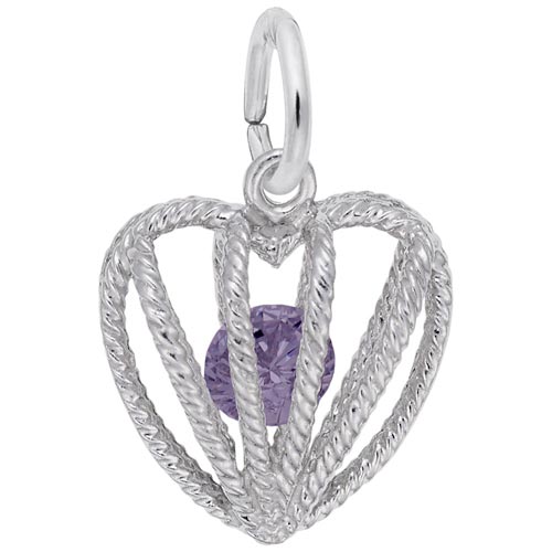 Sterling Silver Embrace Love Charm 06 June by Rembrandt Charms Sterling Silver Embrace Love Charm 06 June by Rembrandt Charms