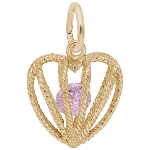 14K Gold Embrace Love Charm 10 October by Rembrandt Charms 14K Gold Embrace Love Charm 10 October by Rembrandt Charms