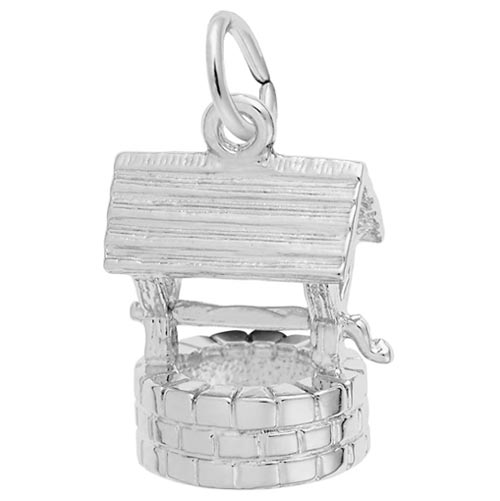 14K White Gold Wishing Well Charm by Rembrandt Charms 14K White Gold Wishing Well Charm by Rembrandt Charms