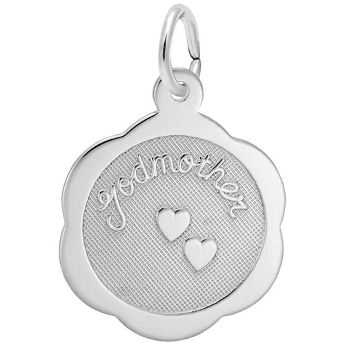 Rembrandt Godmother Charm, 14K White Gold. Rembrandt Godmother Charm, 14K White Gold.