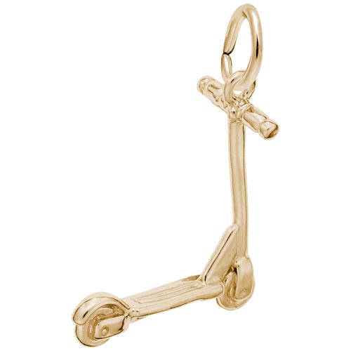 Gold Plated Scooter Charm by Rembrandt Charms