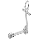 14K White Gold Scooter Charm by Rembrandt Charms