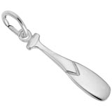 14K White Gold Oar Charm by Rembrandt Charms
