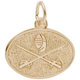 10K Gold Fencing Charm by Rembrandt Charms