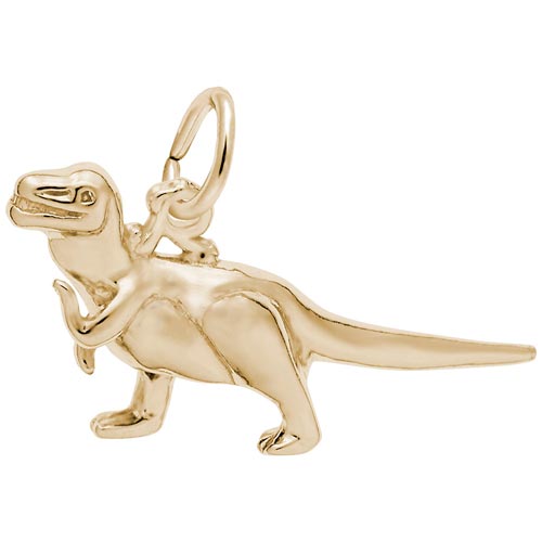 14K Gold Tyrannosaurus Rex Charm by Rembrandt Charms