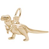 10K Gold Tyrannosaurus Rex Charm by Rembrandt Charms
