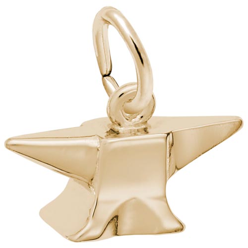 14K Gold Anvil Charm by Rembrandt Charms 14K Gold Anvil Charm by Rembrandt Charms