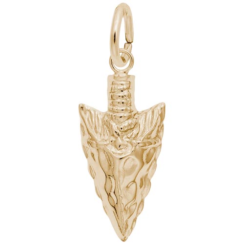 14K Gold Arrowhead Charm by Rembrandt Charms