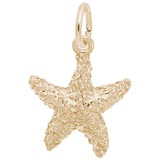 10K Gold Starfish Charm by Rembrandt Charms